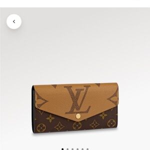 Louis Vuitton Brown and Tan Monogram Wallet